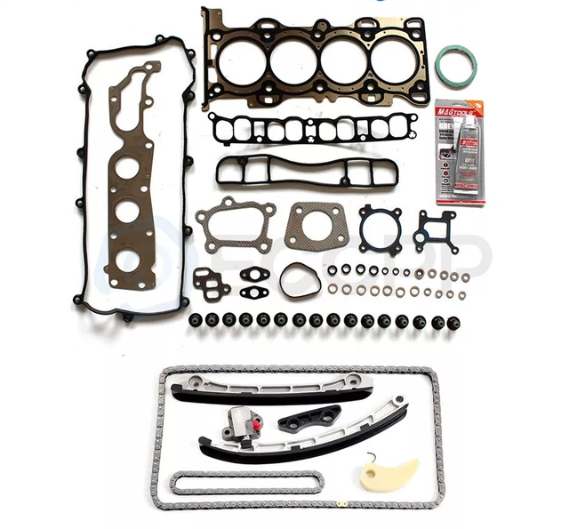 مجموعة سلسلة توقيت المحرك مجموعة حشية الرأس GM يناسب 2007-2013 مازدا 3 6 CX-7 2.3L DOHC